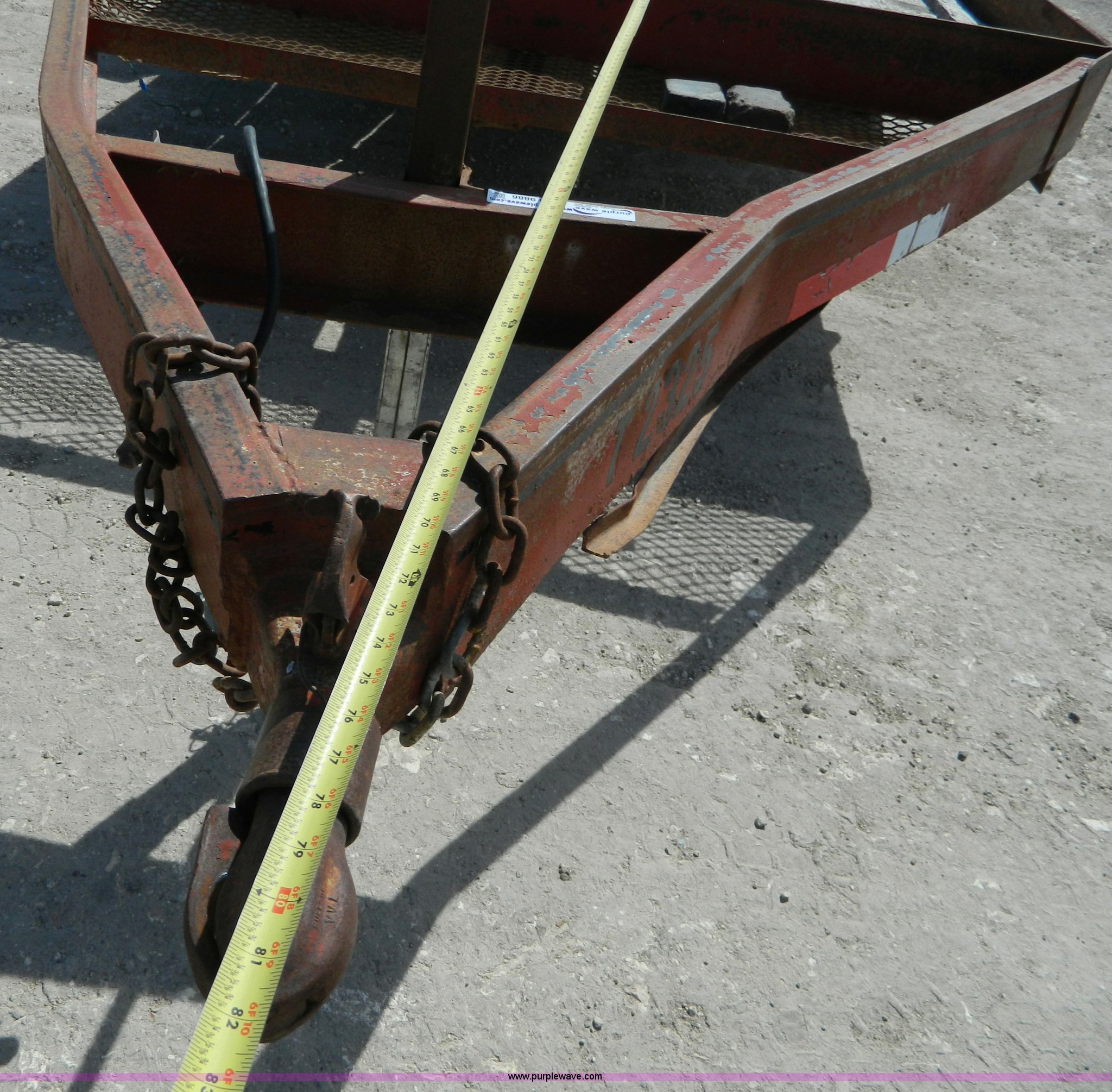 1992 shopbuilt trailer in Hays, KS Item AD9886 sold Purple Wave