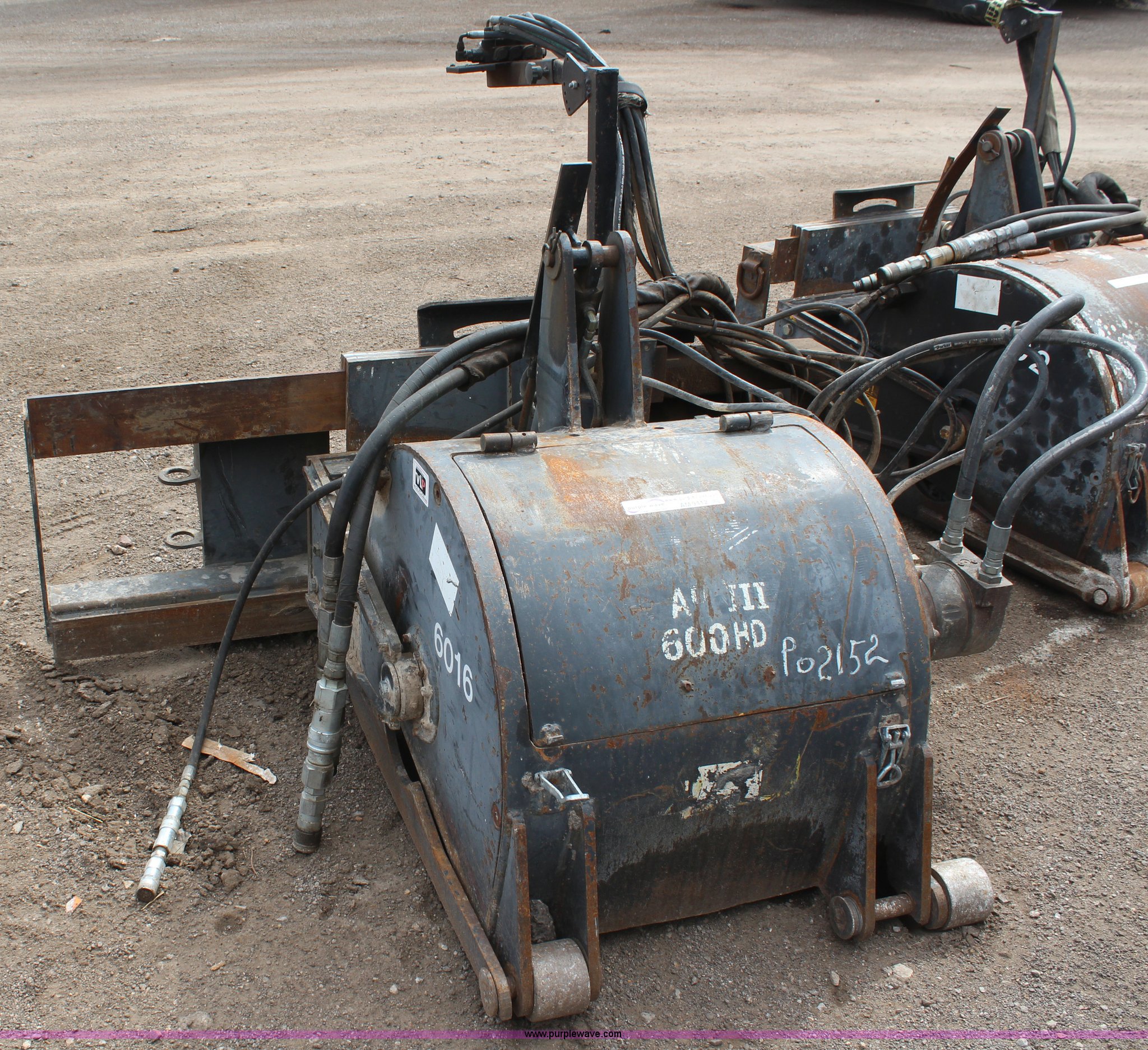 2005 Coneqtec AP600 universal milling head skid steer attachment in