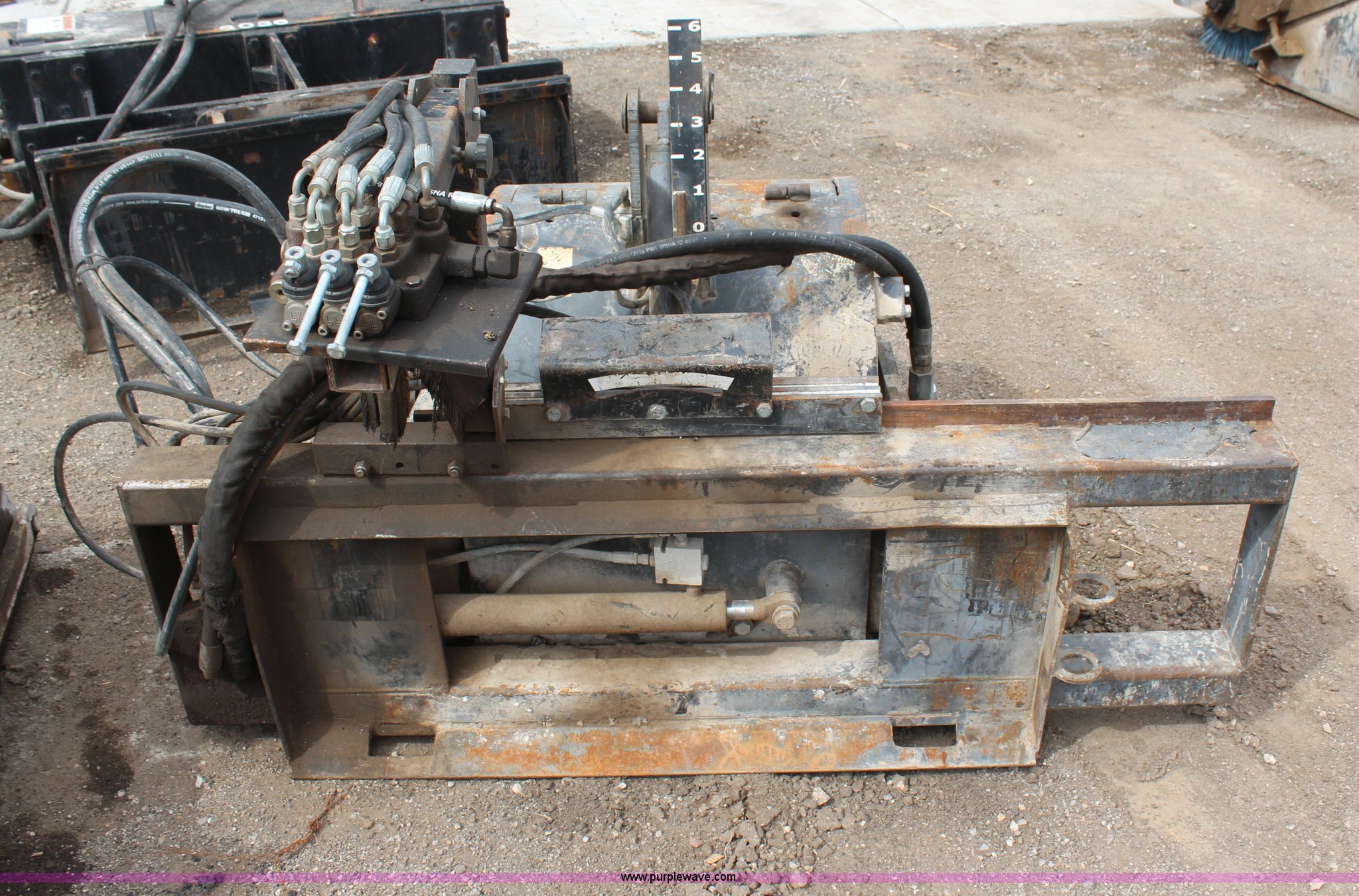 2005 Coneqtec AP600 universal milling head skid steer attachment in