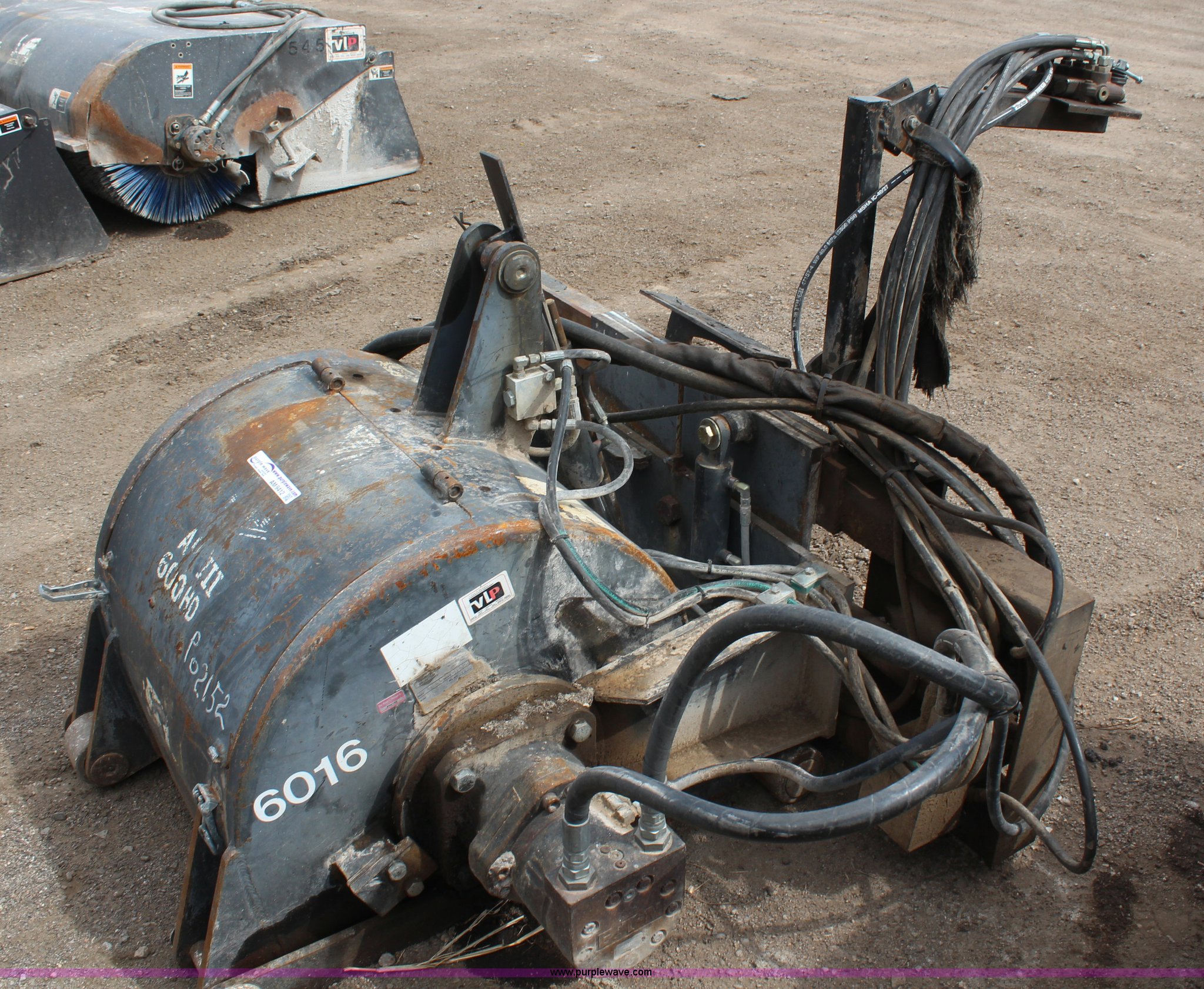 2005 Coneqtec AP600 universal milling head skid steer attachment in