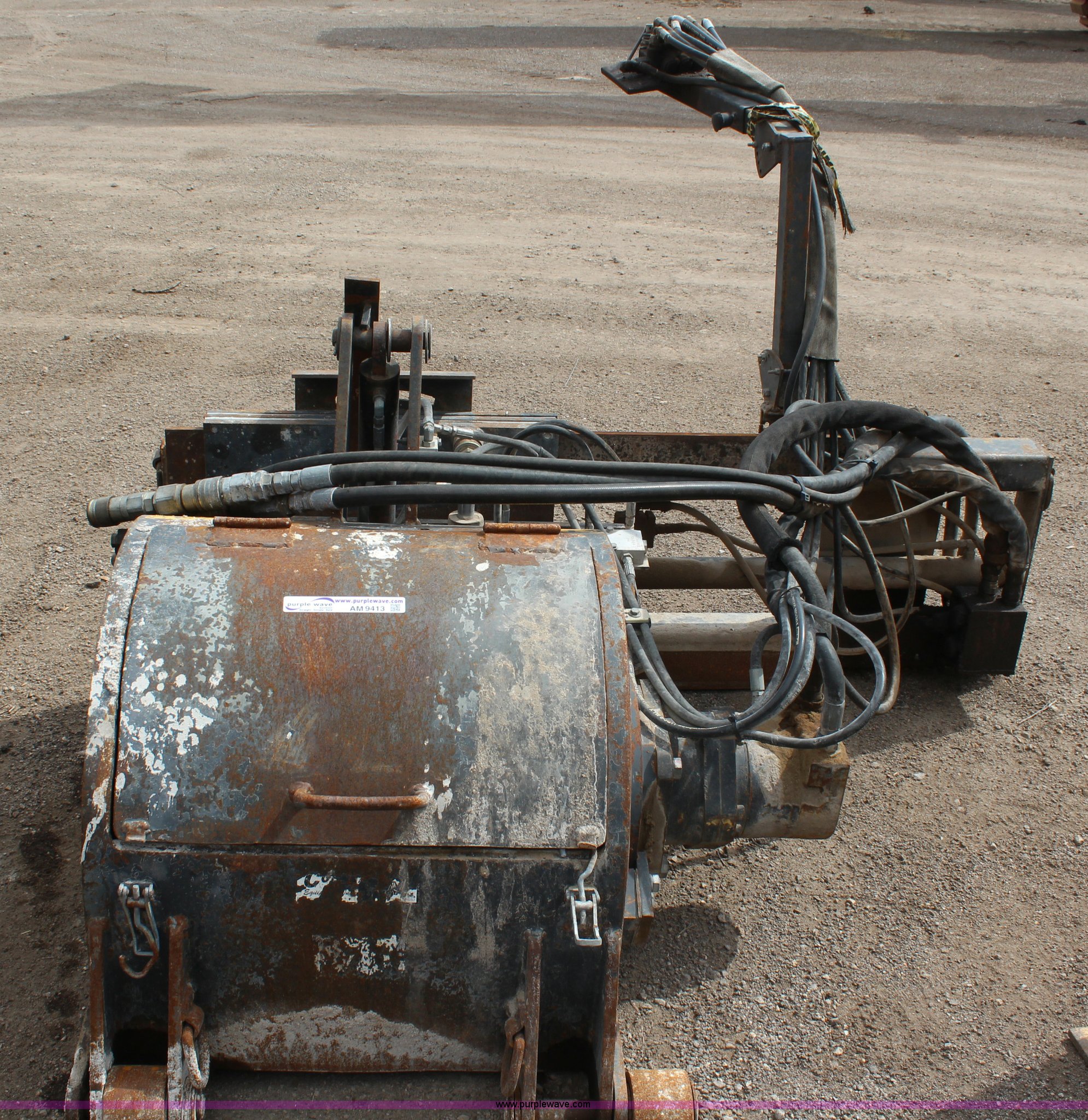 2005 Coneqtec AP600 universal milling head skid steer attachment in