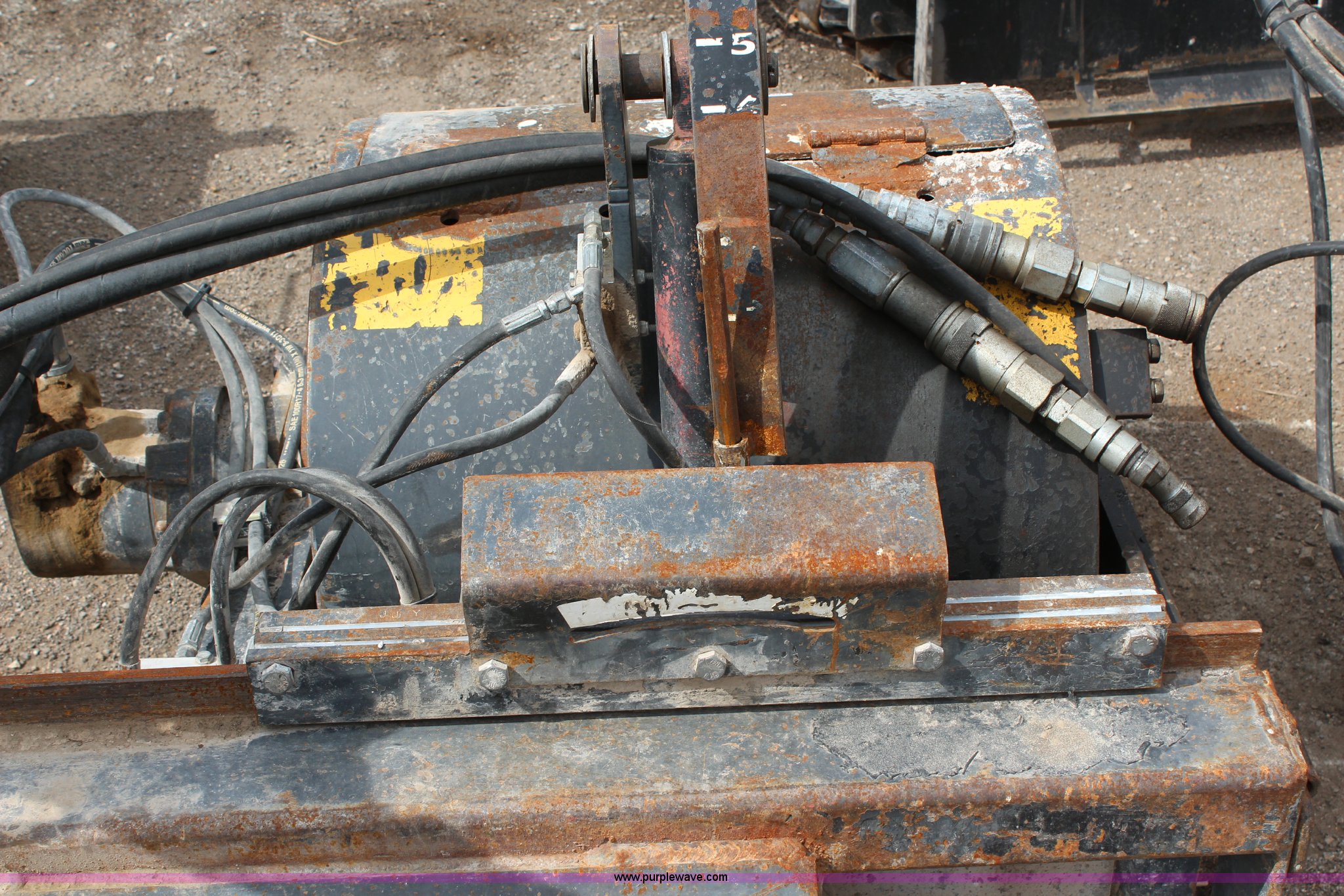 2005 Coneqtec AP600 universal milling head skid steer attachment in