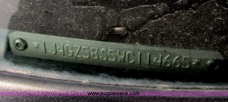 image for item G8500 1998 Jeep Grand Cherokee TSi SUV