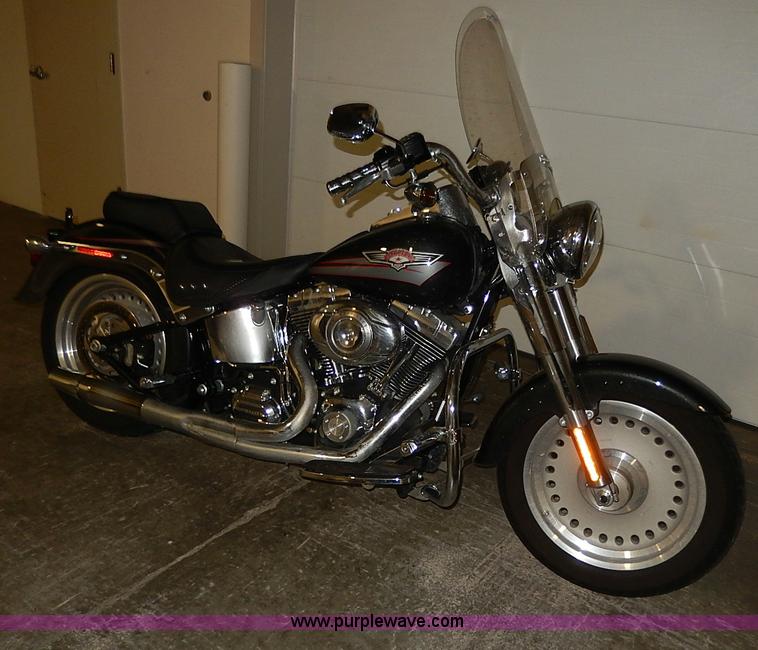 image for item AC9234 2008 Harley Davidson FLSTF motorcycle
