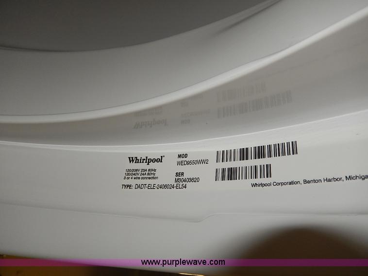 image for item AX9119 Whirlpool Duet front load washer and dryer set