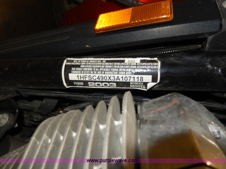 image for item AX9136 2003 Honda VTX1800 motorcycle