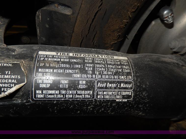 image for item AX9178 2002 Honda Shadow motorcycle