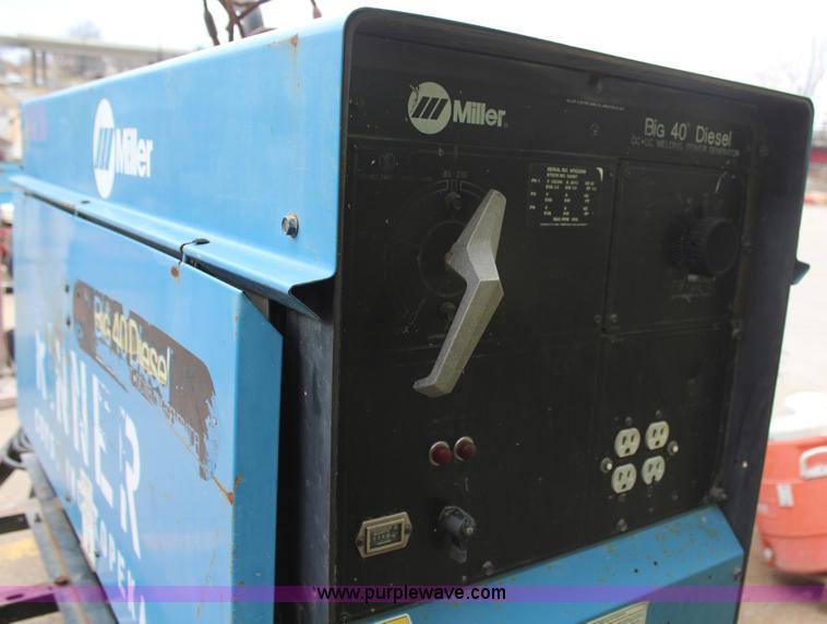 image for item AZ9959 Miller Big 40 welder/generator