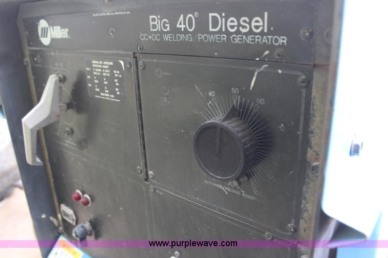 image for item AZ9959 Miller Big 40 welder/generator