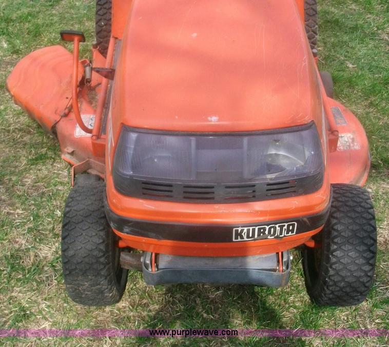 Kubota HST T1400 lawn mower in Wamego, KS Item C1939 sold Purple Wave