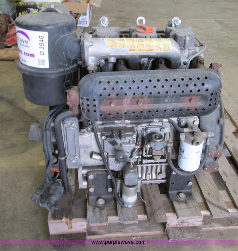image for item D3946 2004 Lombardini three cylinder diesel engine