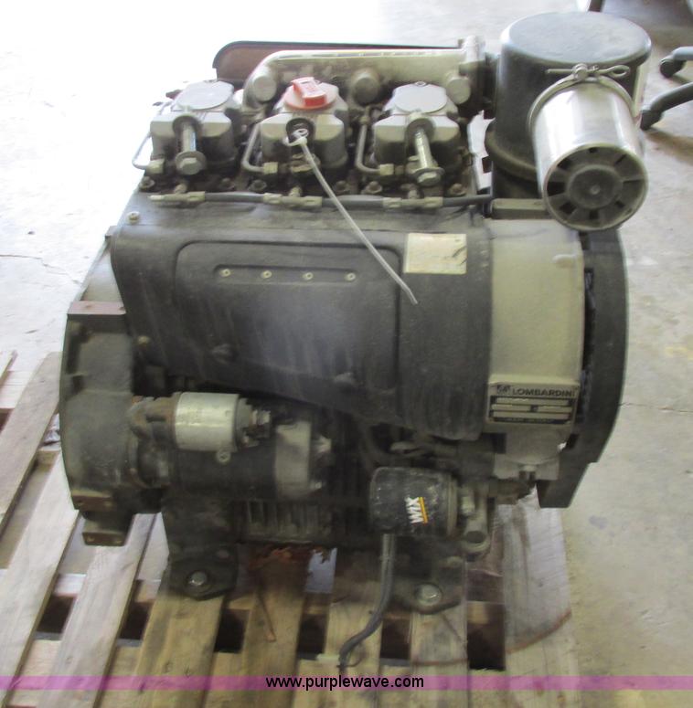 image for item D3946 2004 Lombardini three cylinder diesel engine