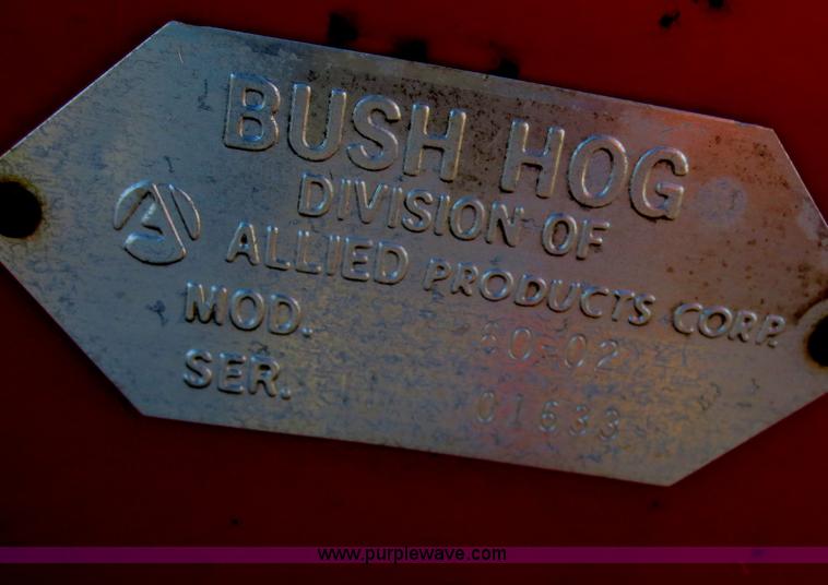 image for item F6867 Bush Hog TH60 finish mower