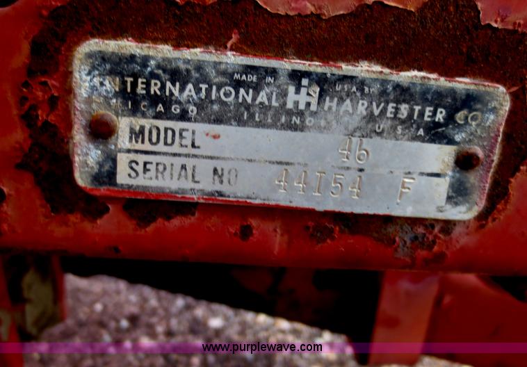 image for item F6868 Mccormick International 46 small square baler