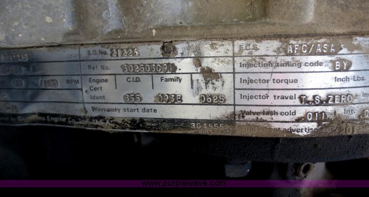 image for item F6881 1986 International F9370