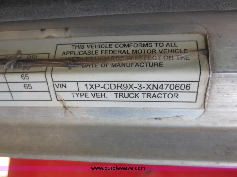 image for item F6883 1999 Peterbilt 377 dump truck