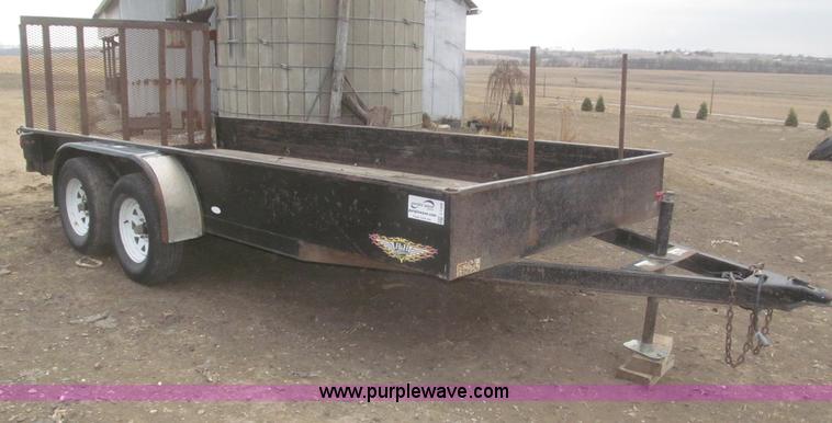 image for item F7329 2005 H&H tandem axle trailer