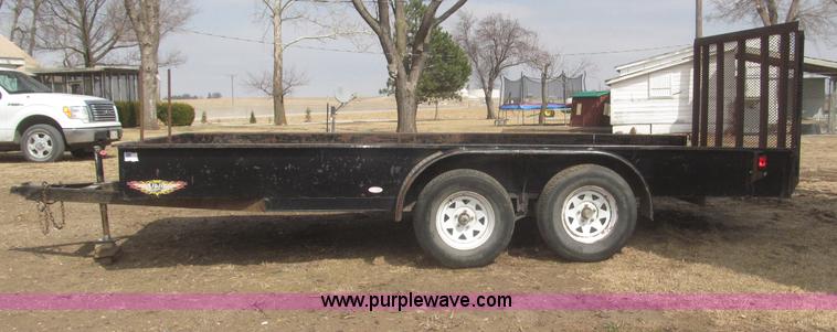image for item F7329 2005 H&H tandem axle trailer