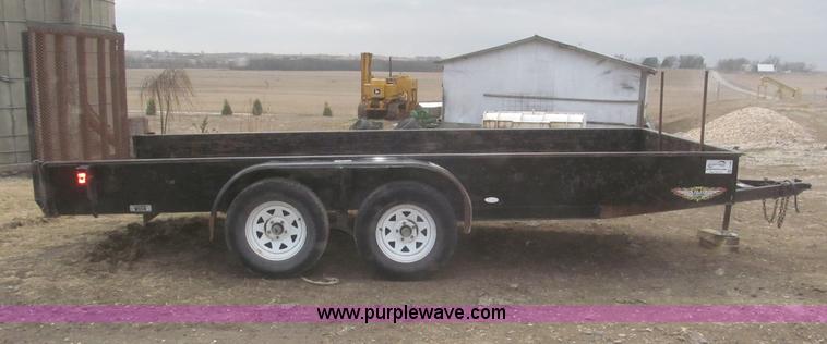 image for item F7329 2005 H&H tandem axle trailer