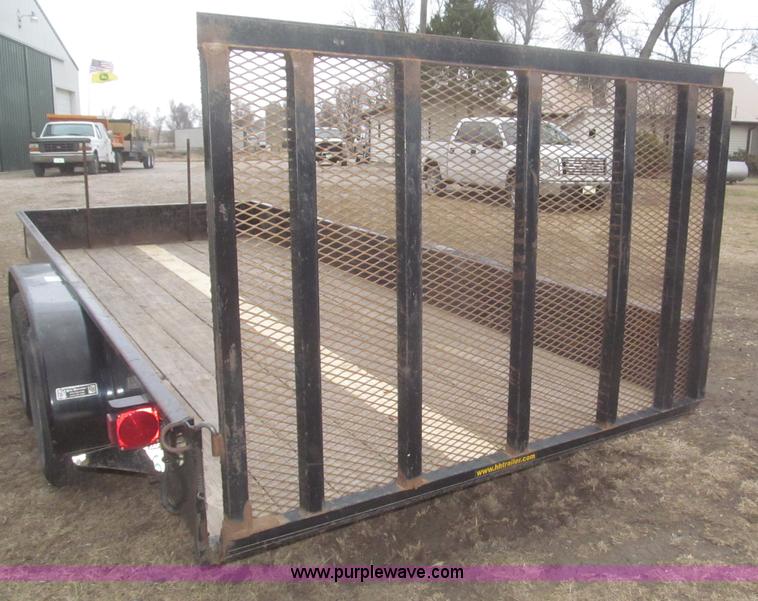 image for item F7329 2005 H&H tandem axle trailer