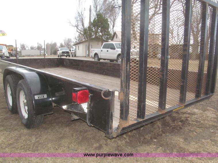 image for item F7329 2005 H&H tandem axle trailer
