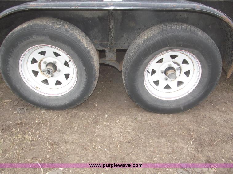 image for item F7329 2005 H&H tandem axle trailer