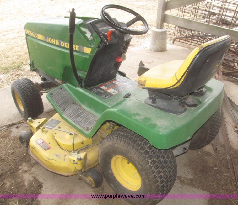 image for item F7330 John Deere LX176 riding lawn mower