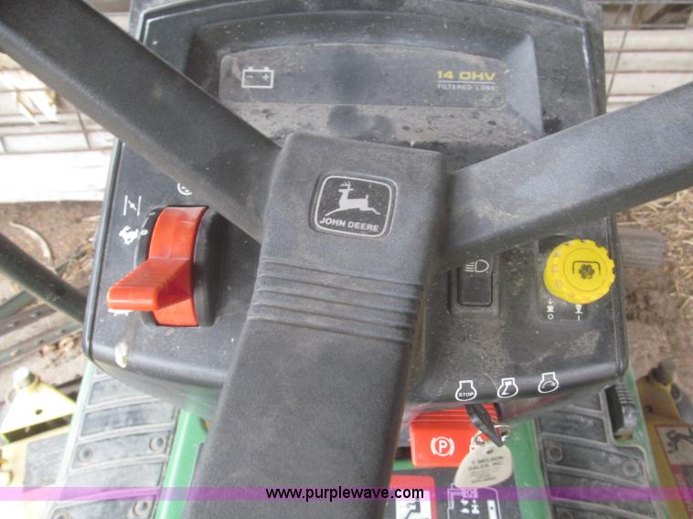 image for item F7330 John Deere LX176 riding lawn mower