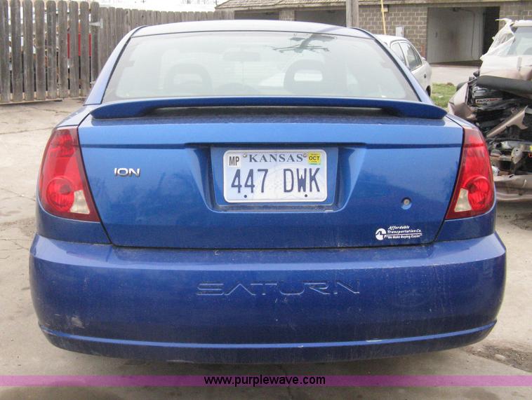 image for item G8474 2004 Saturn ION Quad Coupe 3