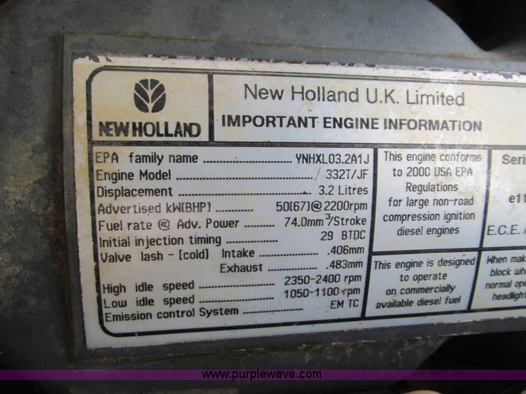 image for item G9334 2000 New Holland LS180 skid steer