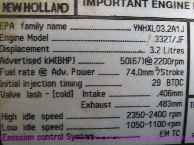 image for item G9334 2000 New Holland LS180 skid steer