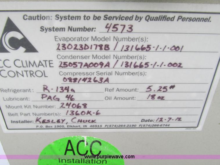 image for item G9336 2013 Ford E450 transit vehicle