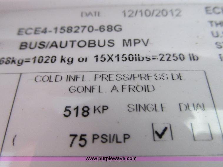 image for item G9336 2013 Ford E450 transit vehicle