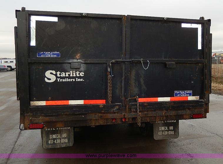 image for item H6187 2008 Starlite gooseneck dump trailer