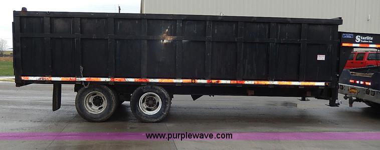 image for item H6187 2008 Starlite gooseneck dump trailer