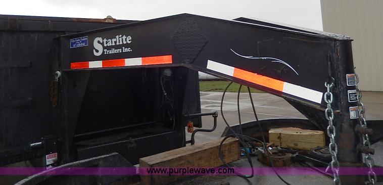image for item H6187 2008 Starlite gooseneck dump trailer