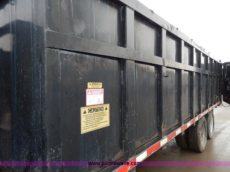 image for item H6187 2008 Starlite gooseneck dump trailer