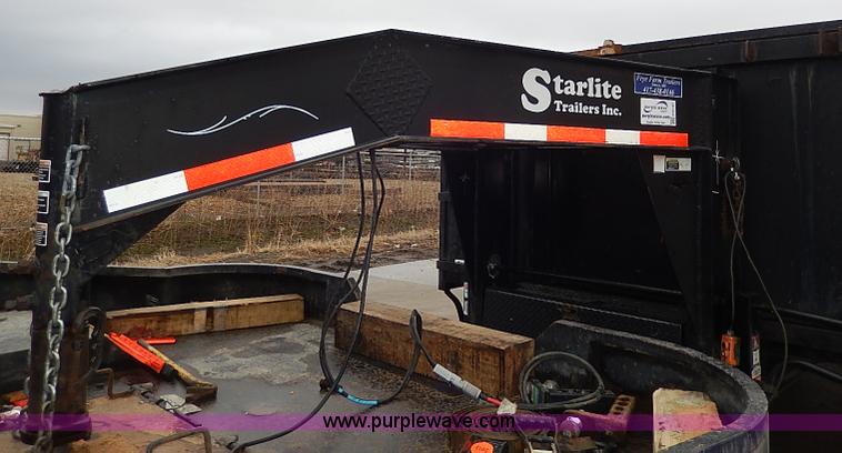 image for item H6187 2008 Starlite gooseneck dump trailer