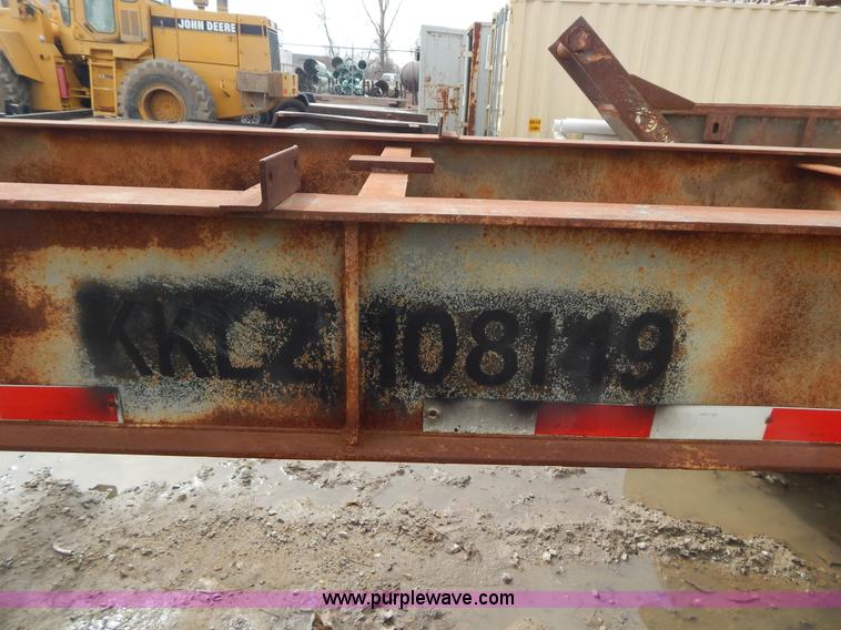 image for item I1140 1991 Wabash pipe dolly trailer