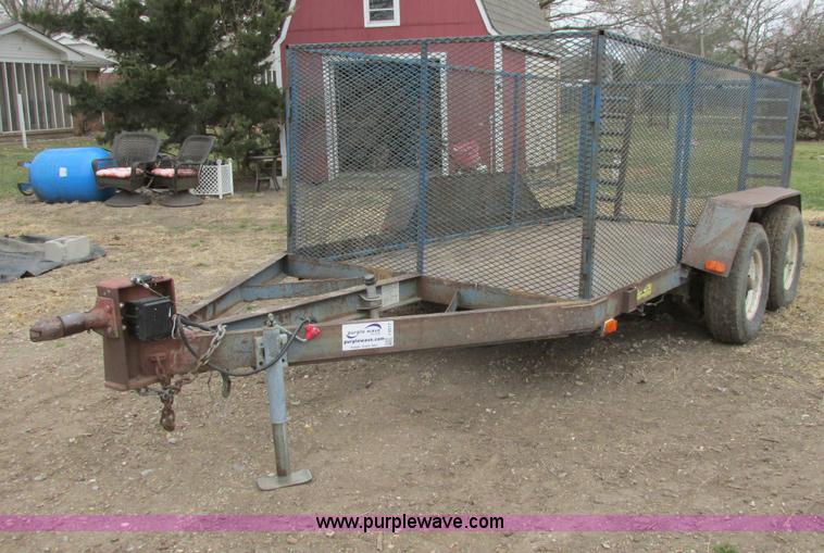 image for item I5517 1987 JFW tandem axle trailer