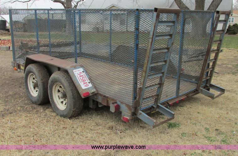 image for item I5517 1987 JFW tandem axle trailer