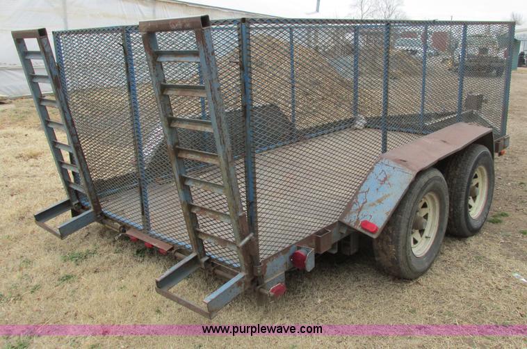 image for item I5517 1987 JFW tandem axle trailer