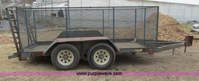 image for item I5517 1987 JFW tandem axle trailer
