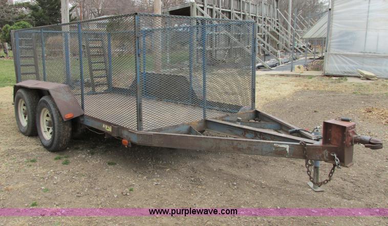 image for item I5517 1987 JFW tandem axle trailer