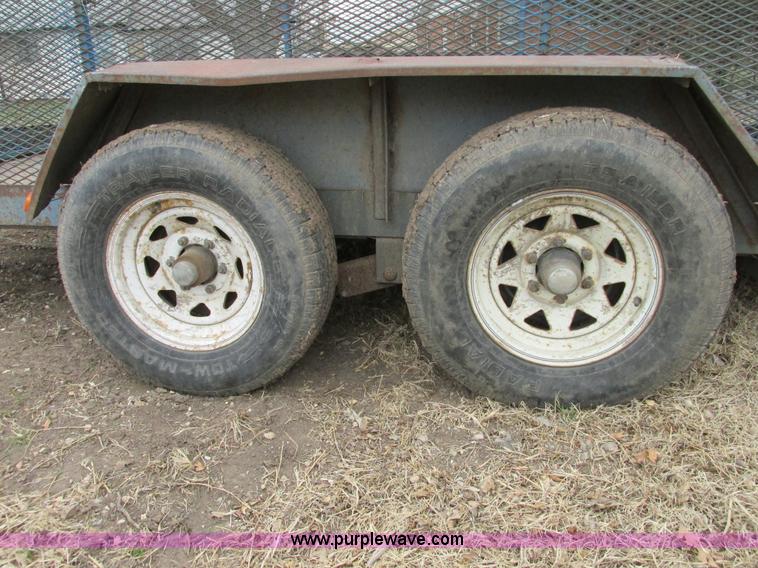 image for item I5517 1987 JFW tandem axle trailer