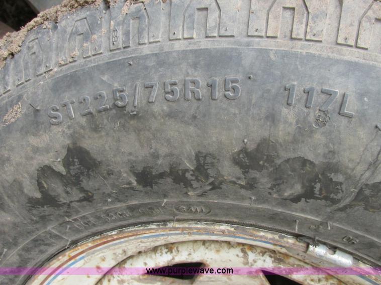 image for item I5517 1987 JFW tandem axle trailer