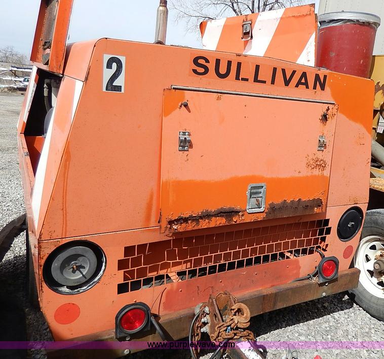 image for item I9282 Sullivan D375Q6A air compressor