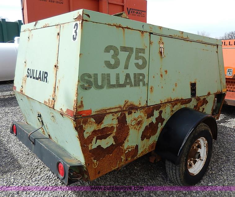 image for item I9286 Sullair 375DPQJD air compressor