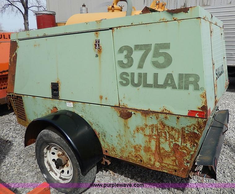 image for item I9286 Sullair 375DPQJD air compressor