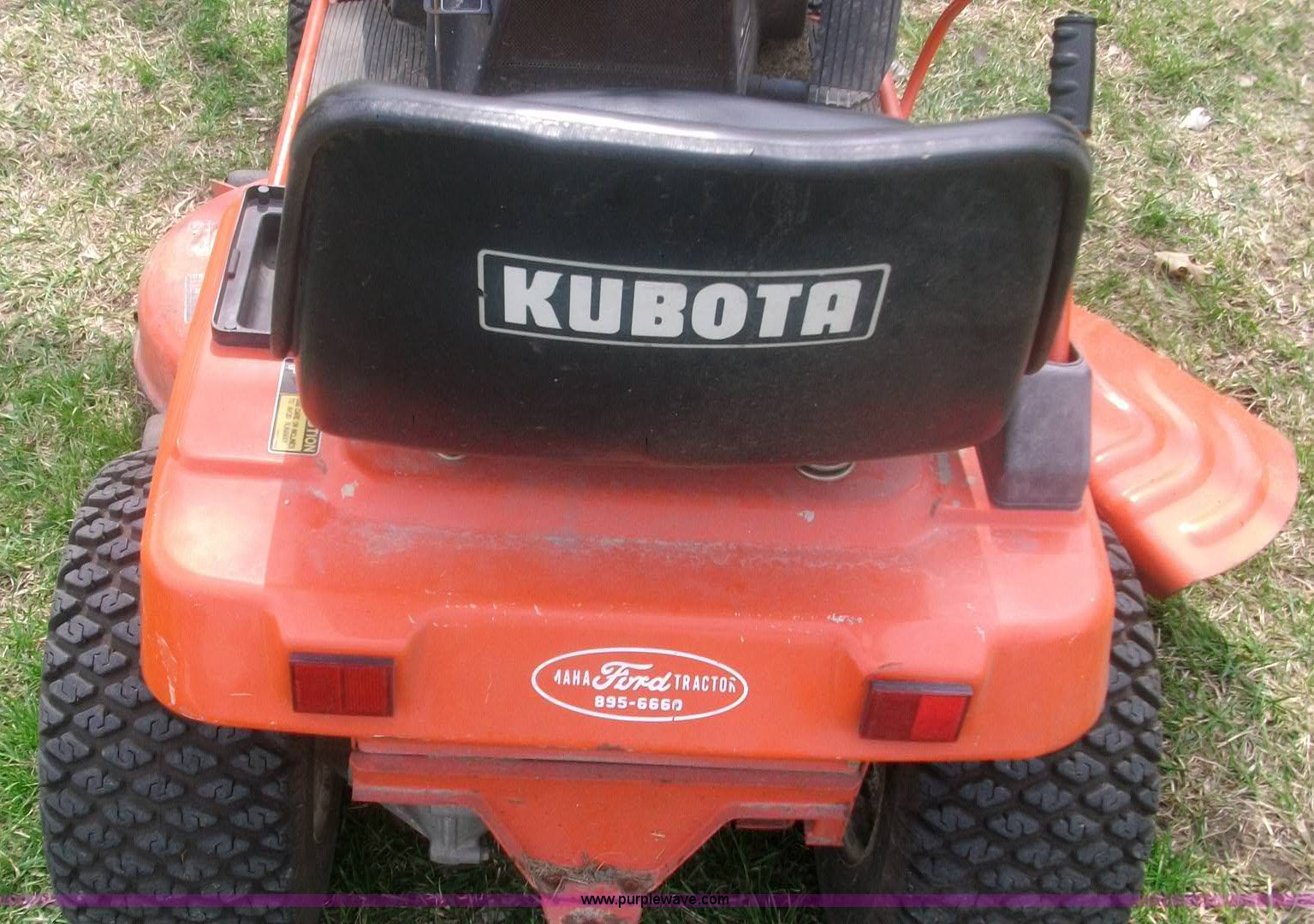 Kubota HST T1400 lawn mower in Wamego, KS Item C1939 sold Purple Wave